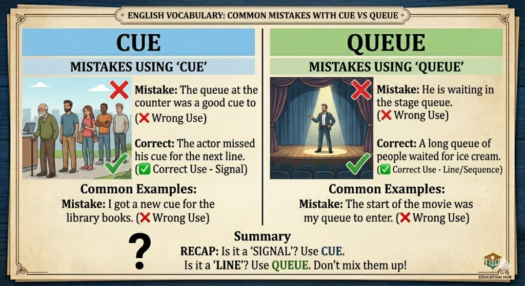 cue vs queue