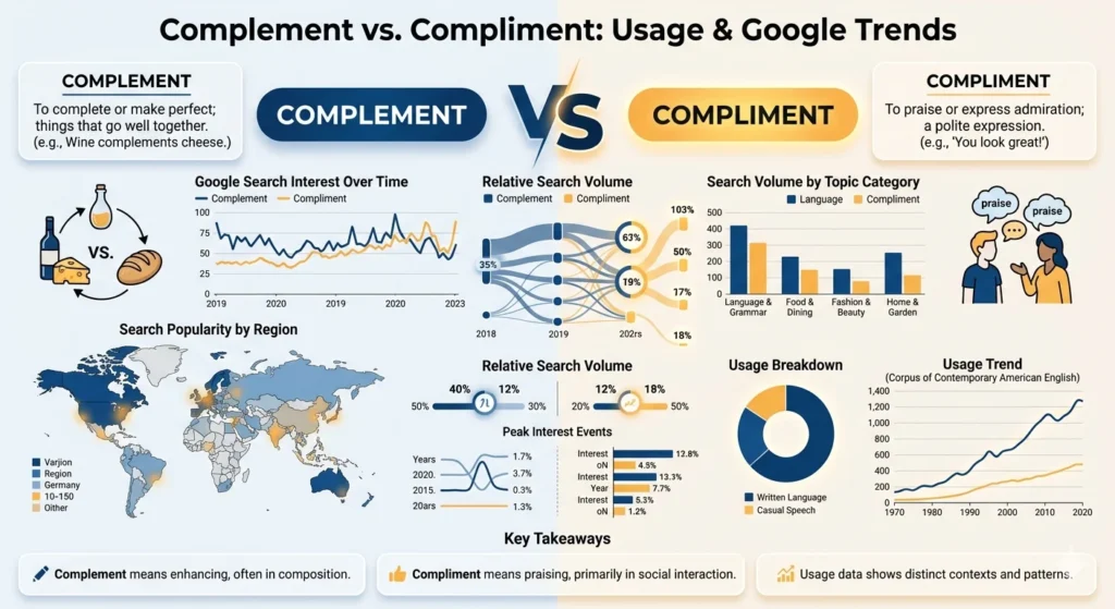 complement vs compliment