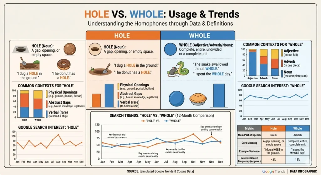 hole vs whole