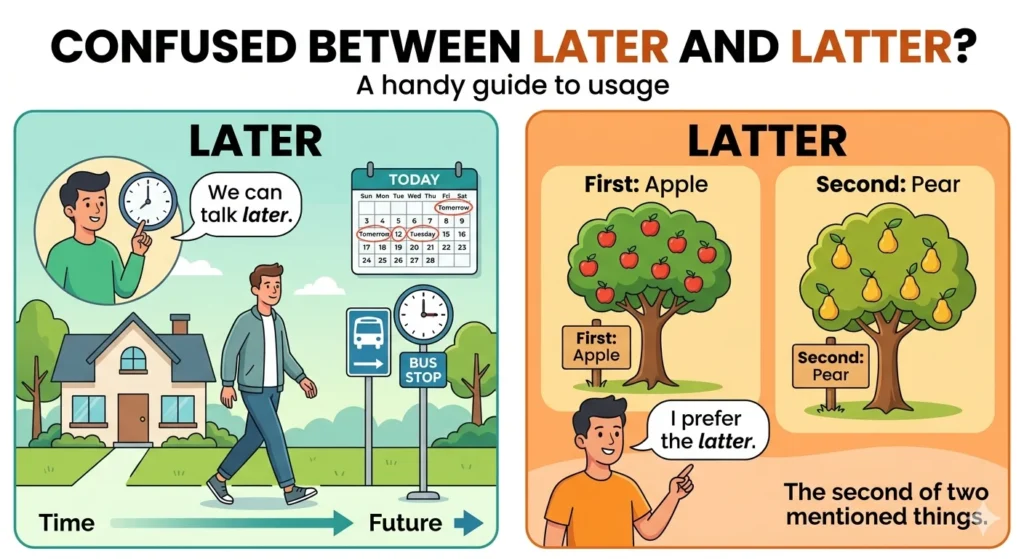 later vs latter