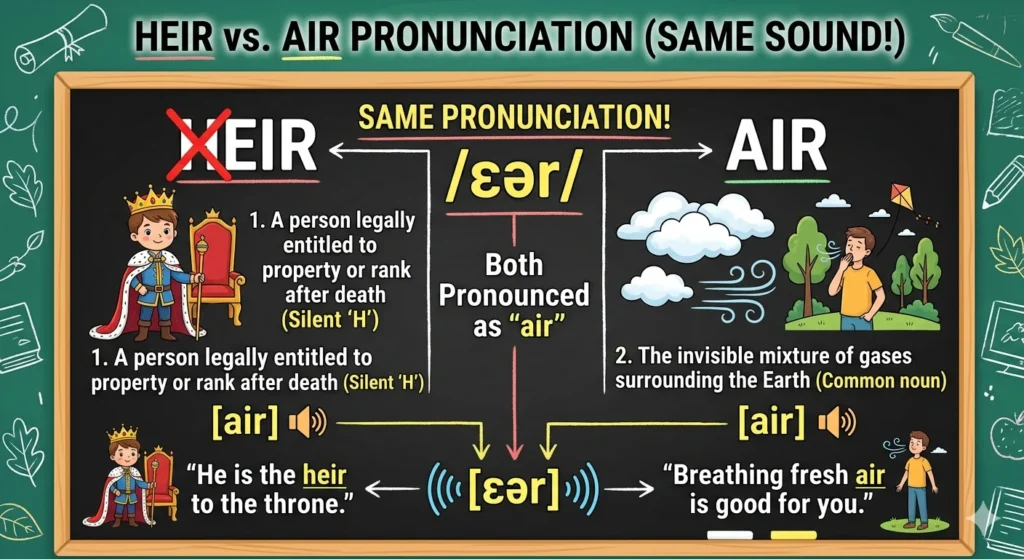 heir vs air