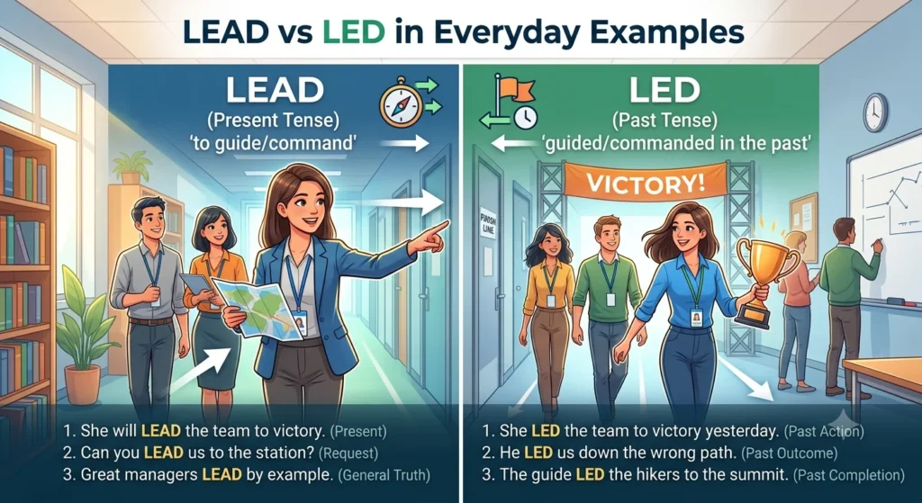 lead vs led