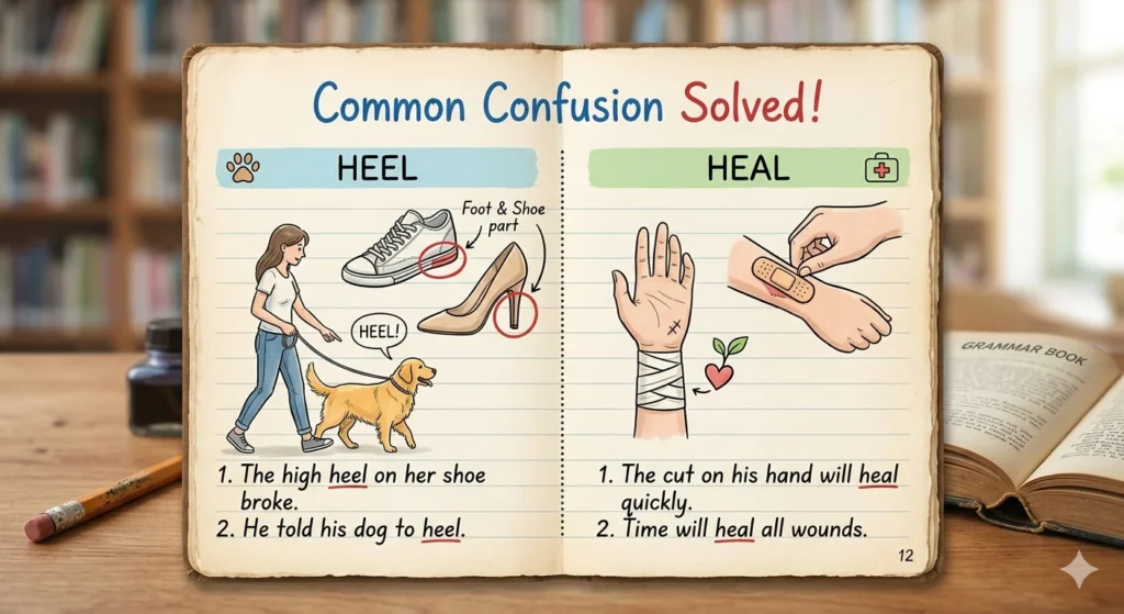 heel vs heal