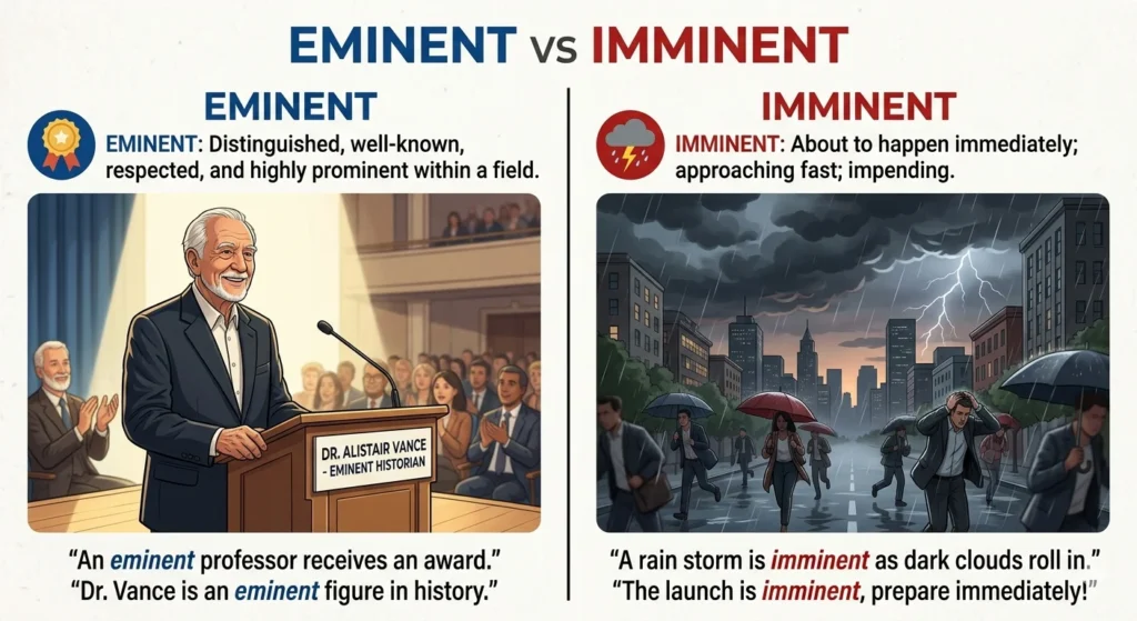 eminent vs imminent