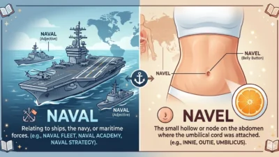 naval vs navel
