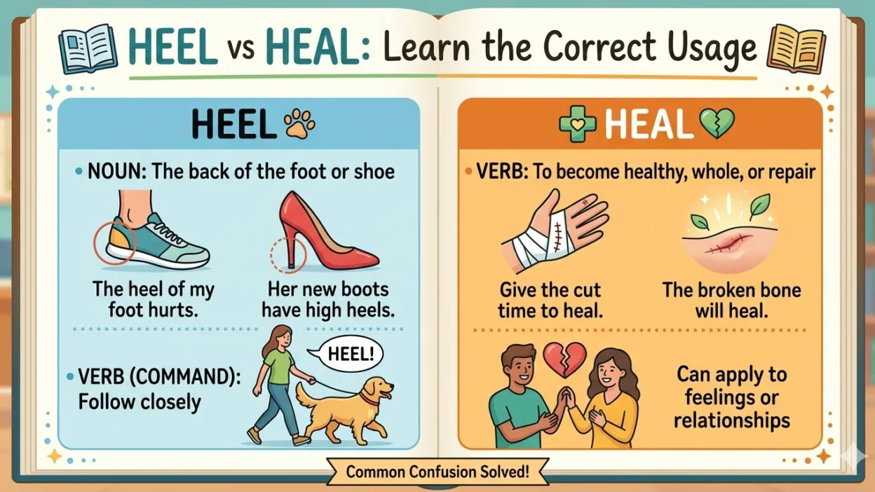heel vs heal
