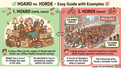 hoard vs horde