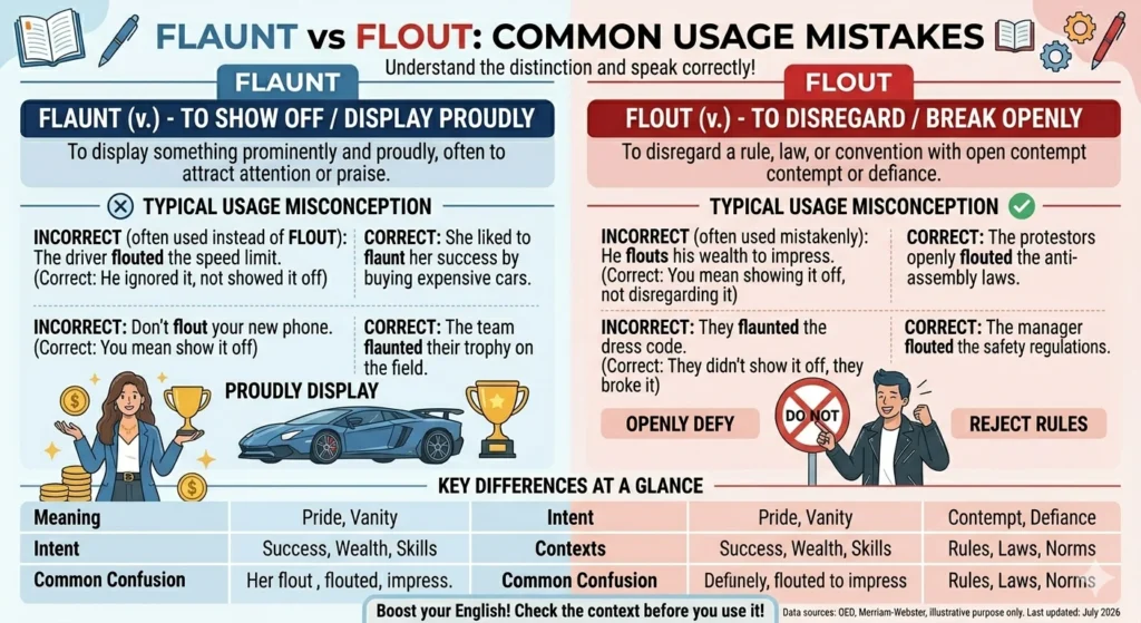 flaunt vs flout