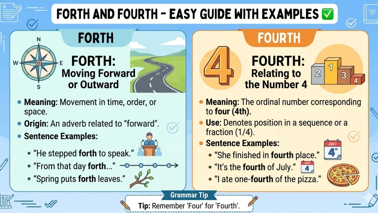 forth vs fourth