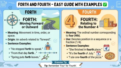 forth vs fourth