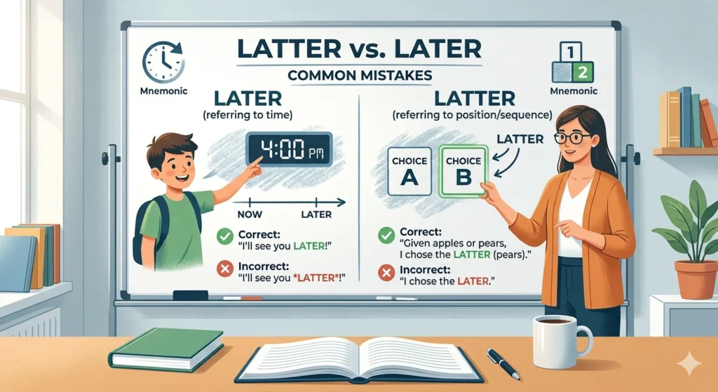 later vs latter
