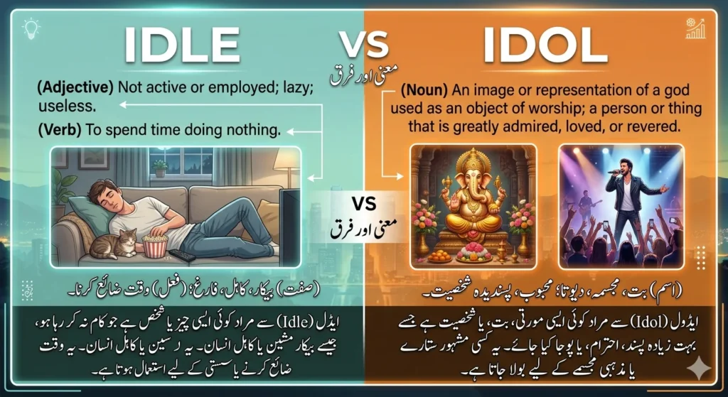idle vs idol