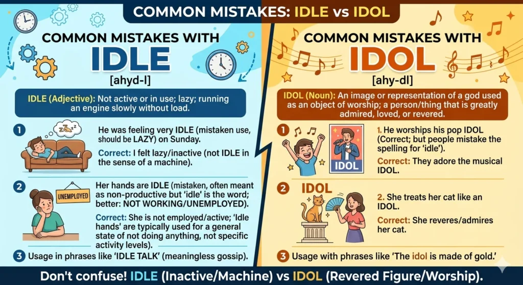 idle vs idol