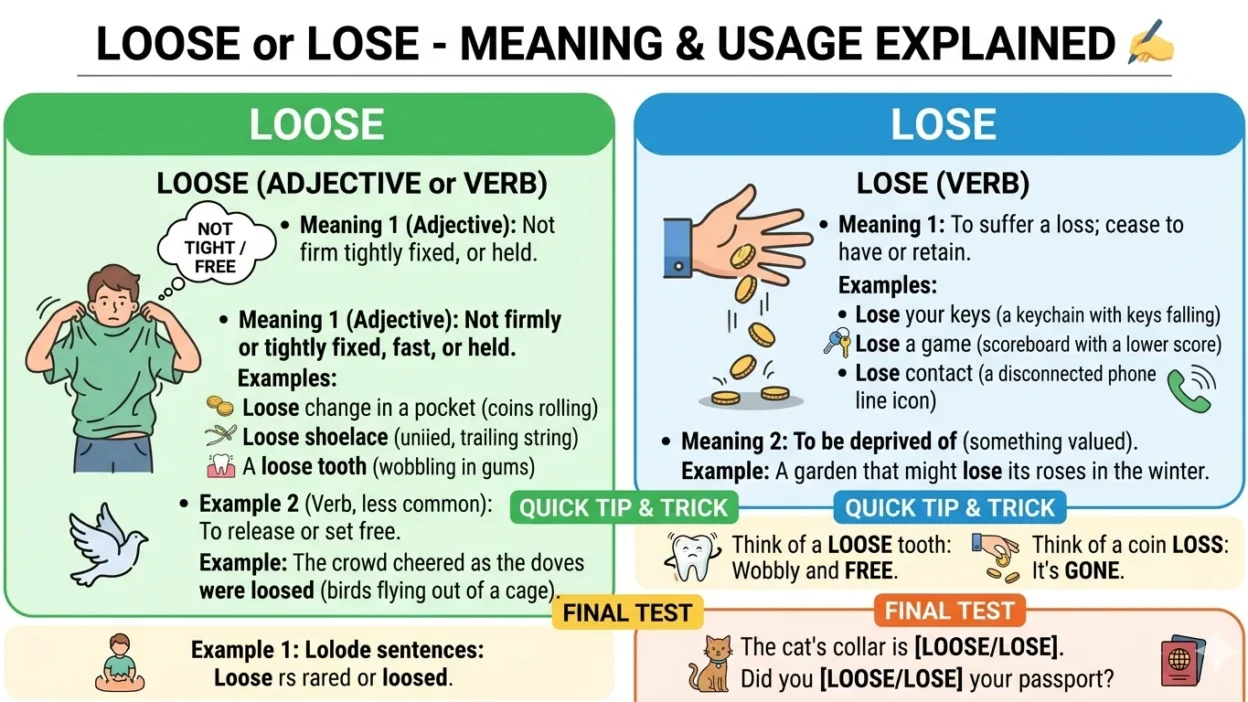 loose vs lose