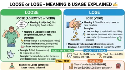 loose vs lose