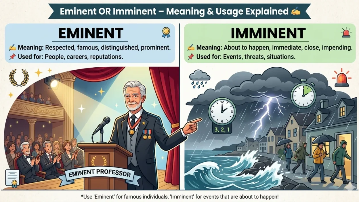 eminent vs imminent