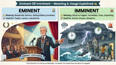 eminent vs imminent