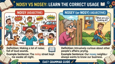 noisy vs nosey