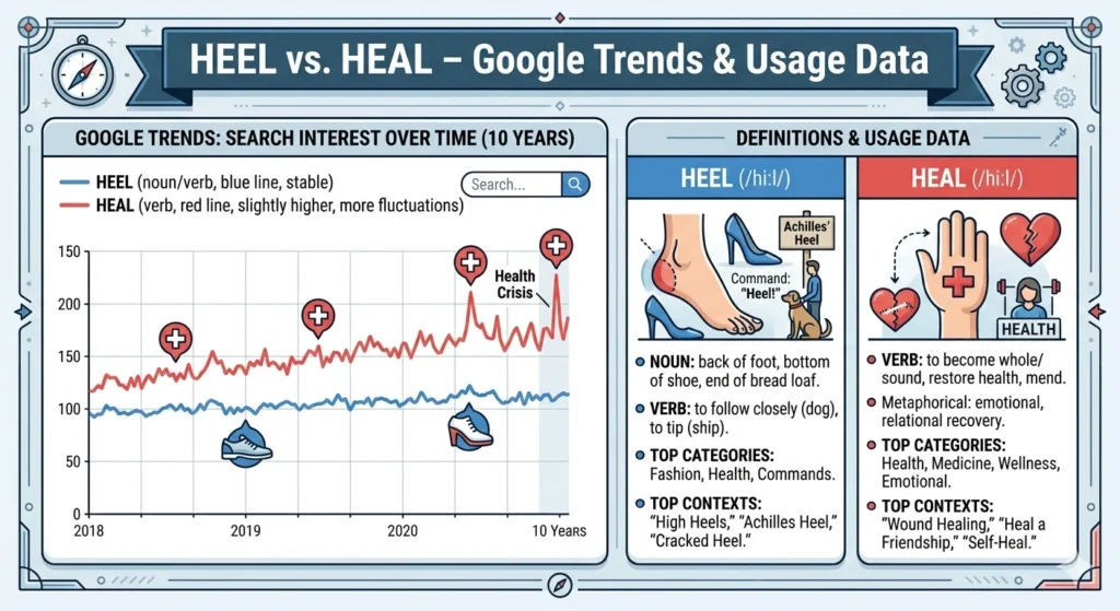 heel vs heal
